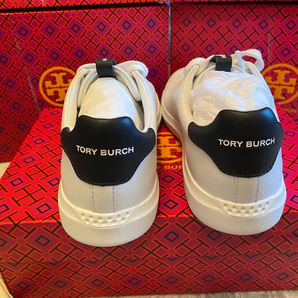 Tory Burch Women’s Double Howell Court Sneakers - Picture 5 of 10